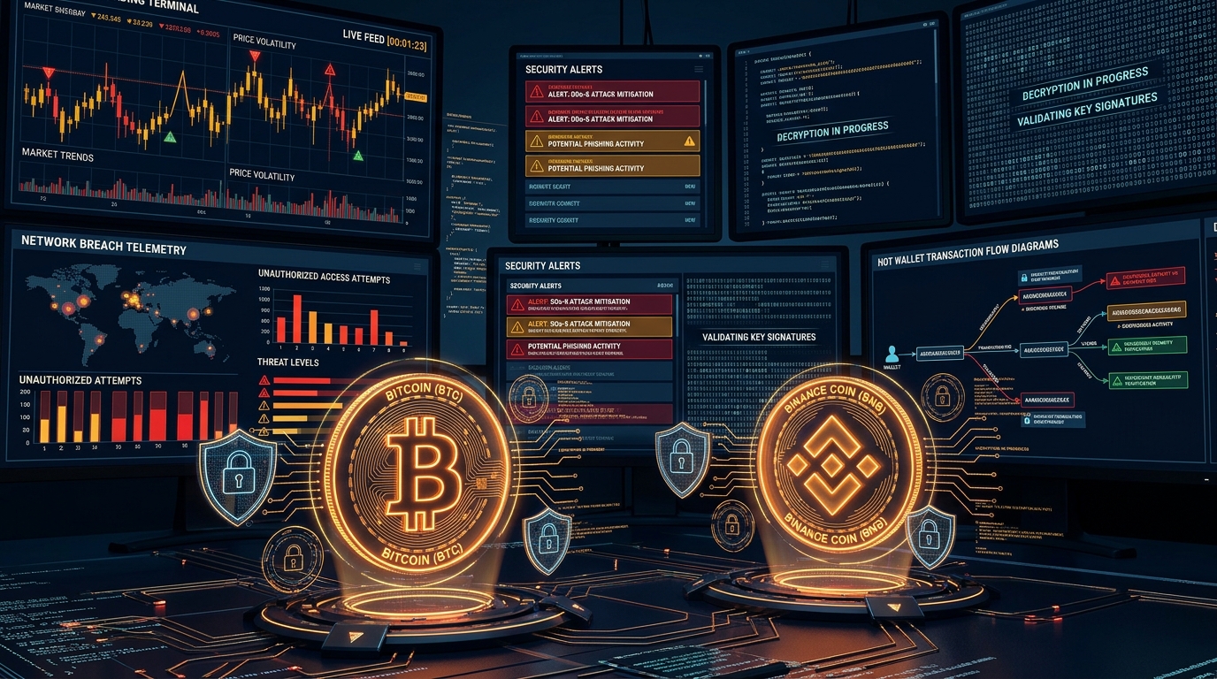 Binance cryptocurrency hot wallet security breach and digital asset tracking