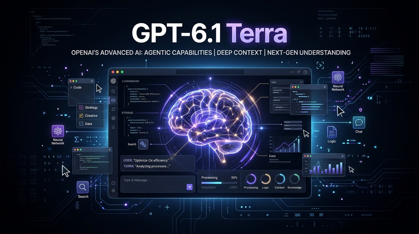 OpenAI GPT-6.1 Terra computer-use AI model launch graphic